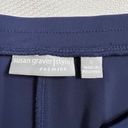 Susan Graver  Navy Stretchy Pleated unlined elastic waist skirt Photo 2