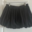 Free People  Beach Conch Key Bubble Mini Skirt Black Medium Photo 3