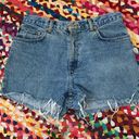 Ralph Lauren Vintage  Jeans Co Blue Distressed Cutoff Denim Jean Shorts - 12P Photo 0