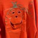 Jerzees Vintage Jerzee DIY Halloween Pumpkin Crewneck Sweater Size XL Photo 1