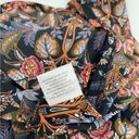 CROSBY. Button Down Shirt Medium Paisley Floral Fall Business Office Work Sheer Photo 9