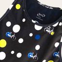 The Mountain Terry Bicycle Dress Women’s M Bike Tunic Dress Retro Print In Black Photo 1