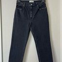 Abercrombie & Fitch  Ultra High Rise The Ankle Straight Jeans Black Size 30 Photo 3
