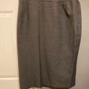 Leslie Fay  Haberdashery Grey Pencil Skirt Size 14 Photo 0