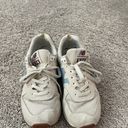 New Balance  574 Beige Baby Pink Ecru Blue Photo 2