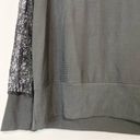 Women’s Long Sleeve Ribbed V Neck Tee Shirt with Lace Sleeves Black Size L NWOT Size L Photo 82