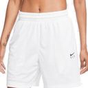 Nike  white Dri-Fit "Swooh Fly" mesh basketball shorts Photo 0