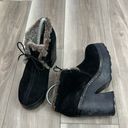 Rag and Bone  Inez suede and shearling desert clogs size 9 Photo 4