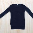 Helmut Lang navy blue Muted Web Pullover Sweater size P Photo 3