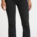 NWT - Daze Denim Shy Girl High Rise Crop Flare in Black - 30P Photo 0