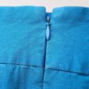 Banana Republic Stretch Pencil Skirt Aqua Blue Cotton Blend 6 Photo 7