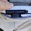 Ralph Lauren  Blue White Stripe Cropped Cuffed Pants Women’s Size 10 Stretch Photo 6