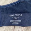 Nautica intimates women 36B brand new padded adjustable removable strap bra navy blue Photo 6