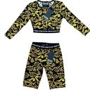 Versace  Jeans Couture Leggings 10" Shorts + Knit Printed Cropped Set, XS/US0 Photo 2