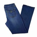 St. John’s Bay St Johns Bay Jeans Size 12 Bootcut Leg Blue Denim Back Flap Pockets Photo 4