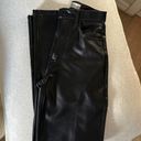 Abercrombie & Fitch Straight Leg Leather Pants Photo 0