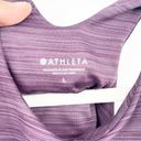 Athleta  Womens Conscious Space Dye Crop Shelf Bra Cropped Active Top Size L Photo 5