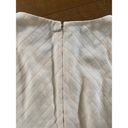 Rebecca Taylor  Textured Stripe Peplum Top, Creme size 6 Photo 7