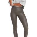 Spanx  Faux Leather Moto Leggings in Gunmetal Photo 1