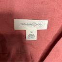 Treasure & Bond  100% linen wrap top size medium Photo 2