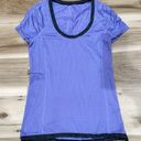 Lululemon  Willpower Ruched Drawstring Short Sleeve Tech Tee Women’s 6 Photo 0