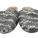 Parker Yosi Samra  Mules Gray Snake Embossed Leather Open Back Flats Women’s Sz 7 Photo 9