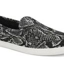 Sanuk  Oaur I Duce Snake Skin Print Slip On Shoes Womens Size 7 Black Vegan Photo 0