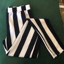 Poof! Blk/Wht Striped Goth Pants Photo 4