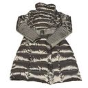 BCBGMAXAZRIA  Belted Down puffer funnel neck Metallic Gunmetal Coat size small Photo 1