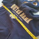 E5 Notre Dame hoodie drawstring kangaroo pocket embroidered letters Size medium Photo 4