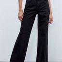 ZARA Black Wide Leg Jeans Photo 0