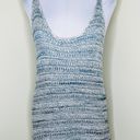 Vince Linen Silk Tank Top MEDIUM Woven Knit Scoop Neck Racerback Beach Crochet Photo 0