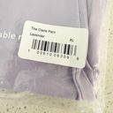 Hill House  Mid Rise Claire Pant Purple Stretch Cotton Photo 4