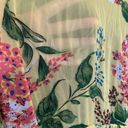 Tracy Reese  Plenty Anthropologie silk flowy dress xl extra large floral sheer Photo 10