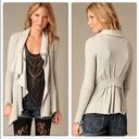 We The Free  Free People Ebb and Flow Zip Up Ruffle Jacket size Medium Photo 1