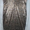 L'Agence  Auden Snake Print Sequined Square Neck Sleeveless Mini Dress Women's Photo 4