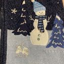 White Stag Beautiful Holiday Snowman vest - size L Photo 3