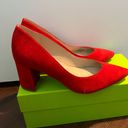 Marc Fisher Red Suede Heels Photo 1