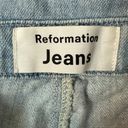 Reformation  26 Paper Bag Barrel Jeans Light Waist Ankle Belt High Rise Tapered Photo 9