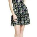 Agua Bendita  Target Mini Dress Navy Floral Flutter Strappy Sleeve Size Medium Photo 0