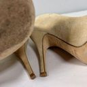 Kate Spade  licorice‎ Suede Pointed Toe Pump Heels Womens 6B Nude Photo 9