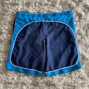 Nike Y2K Vintage Style Navy Blue  Swim Shorts Swim Trunks w/ Elastic Drawstring Waist Photo 4