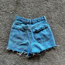 Topshop  Distressed High Waisted Moto Mom Shorts Photo 1