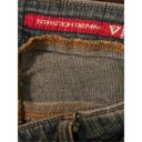 Guess Vtg Y2K  Faded Distressed Stretch Jeans Sz 28 Photo 5