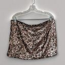 Free People NWT  Sequin Mini Skirt, Size 10 Photo 2