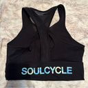 SoulCycle SOUL by  Evelyn High-Neck Mesh Bra Black Photo 2