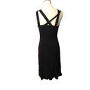 The Row  A Gold Button Front Dress, Size X-Small - Black Photo 6