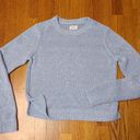 Lou & grey  Sweater Women's Medium Pullover Baby Blue Chunky Knit Scoop Neck Photo 0