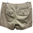 White House | Black Market  Khaki Chino Button Cuffed 4 Pocket Shorts Women’s 6 Photo 2