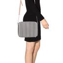 Henri Bendel  Striped Leather iPad Crossbody Bag Photo 0